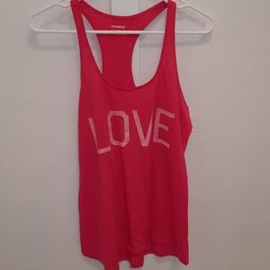 Express racetrack tank top